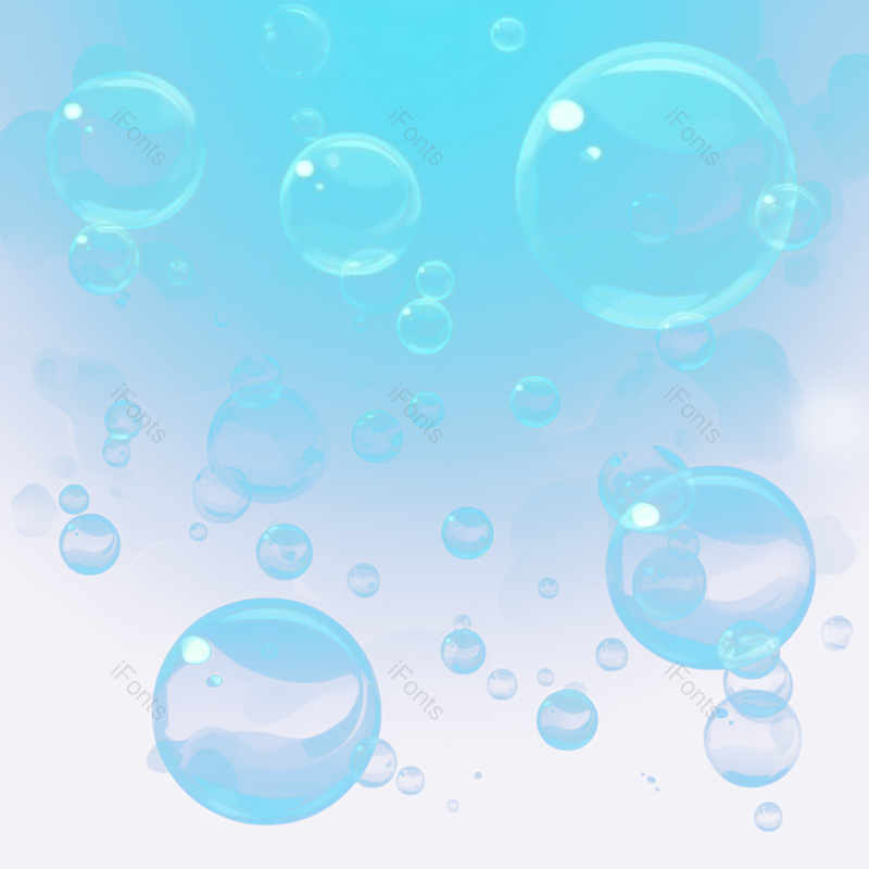 唯美图片,海洋元素,绚丽PNG,透明泡泡免抠素材